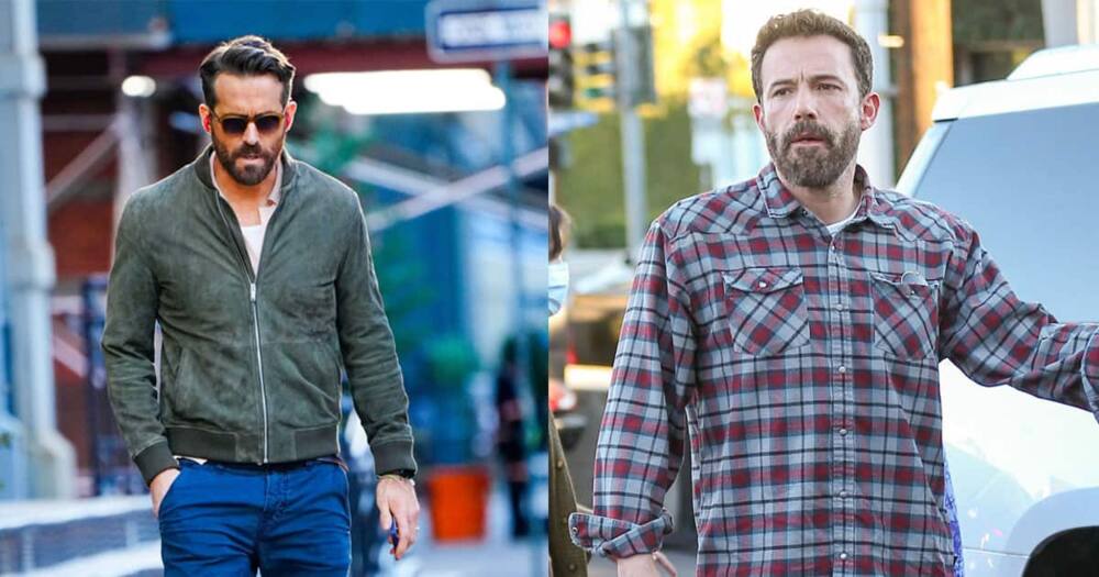 Ryan Reynolds (l) said he is confused with Ben Affleck.