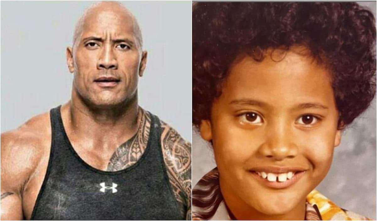 Dwayne The Rock Johnson Shares Throwback Of His 7 Year Old Self 