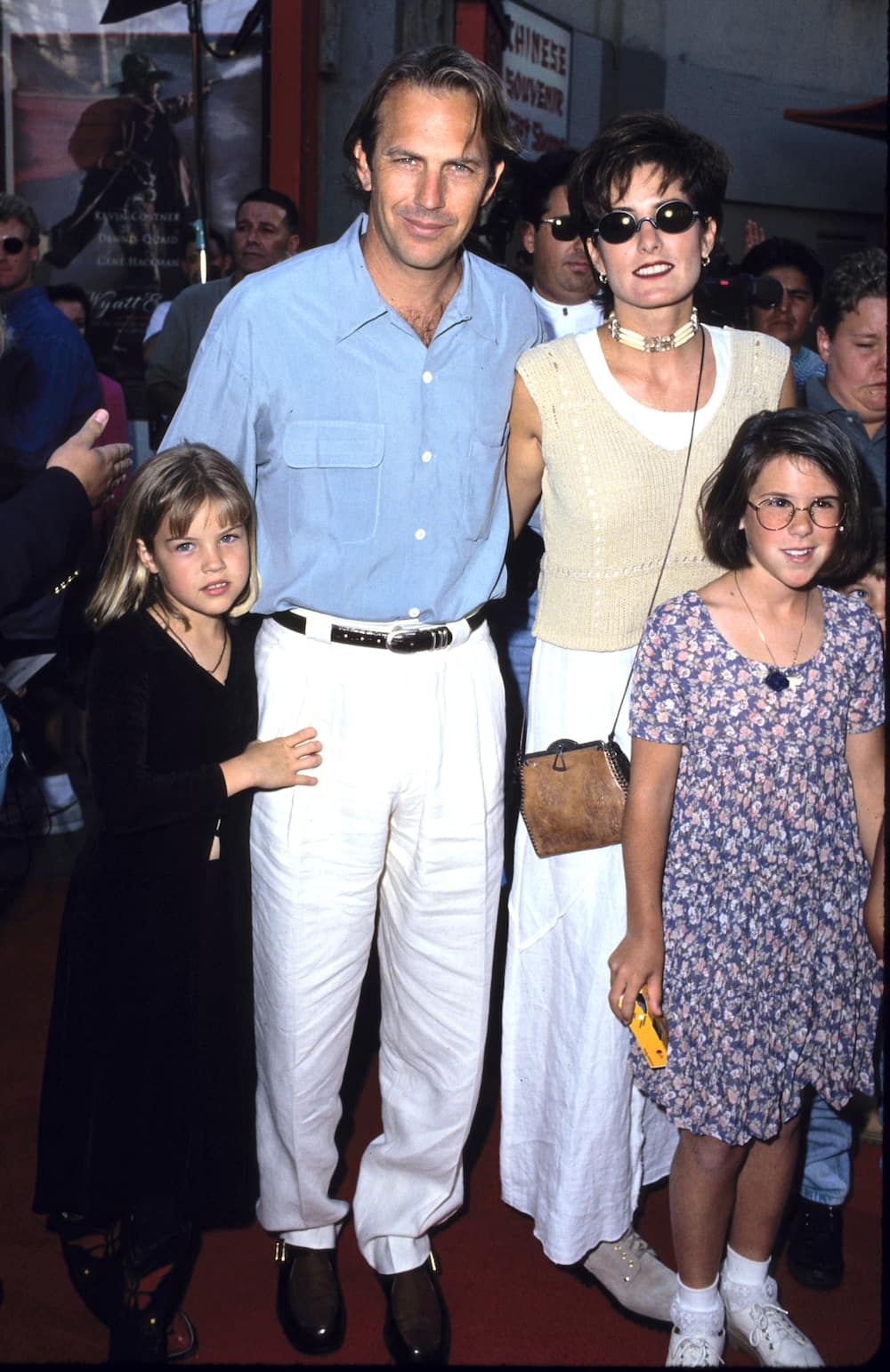 Actor Kevin Costner's family