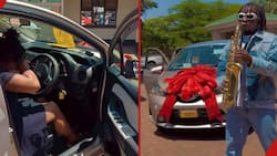 Woman in tears after hubby surprises her with posh car as push present: "Love is beautiful"