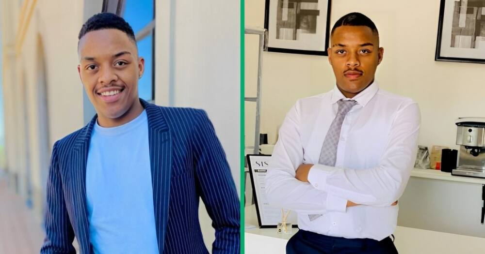 A young South African man took to TikTok to unveil his journey to opening up his shop.