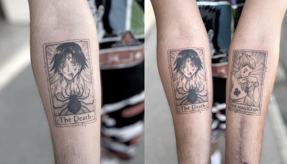 anime back tattoo