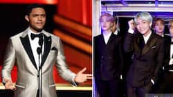 Trevor Noah tries to recover from BTS Grammys mishap with a funny joke: "Just show this pic at my funeral"