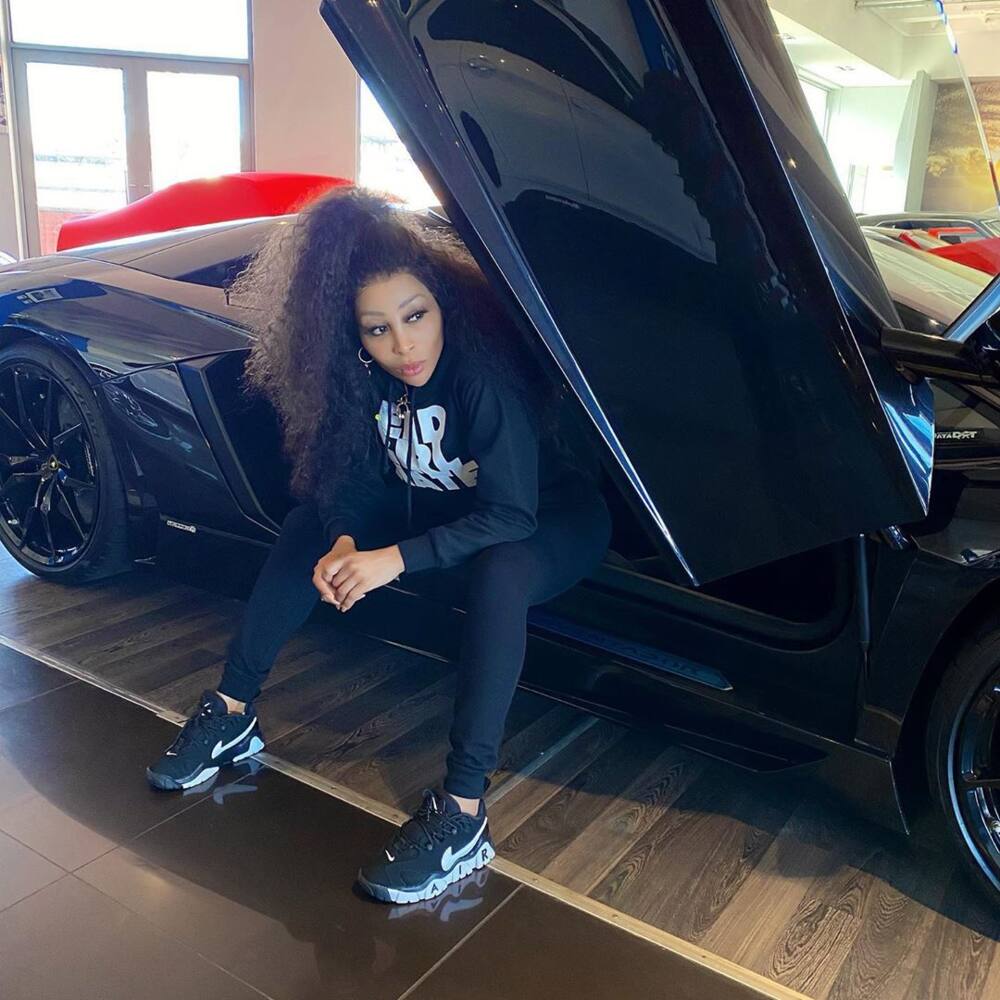 South Africa female celebrities with expensive cars