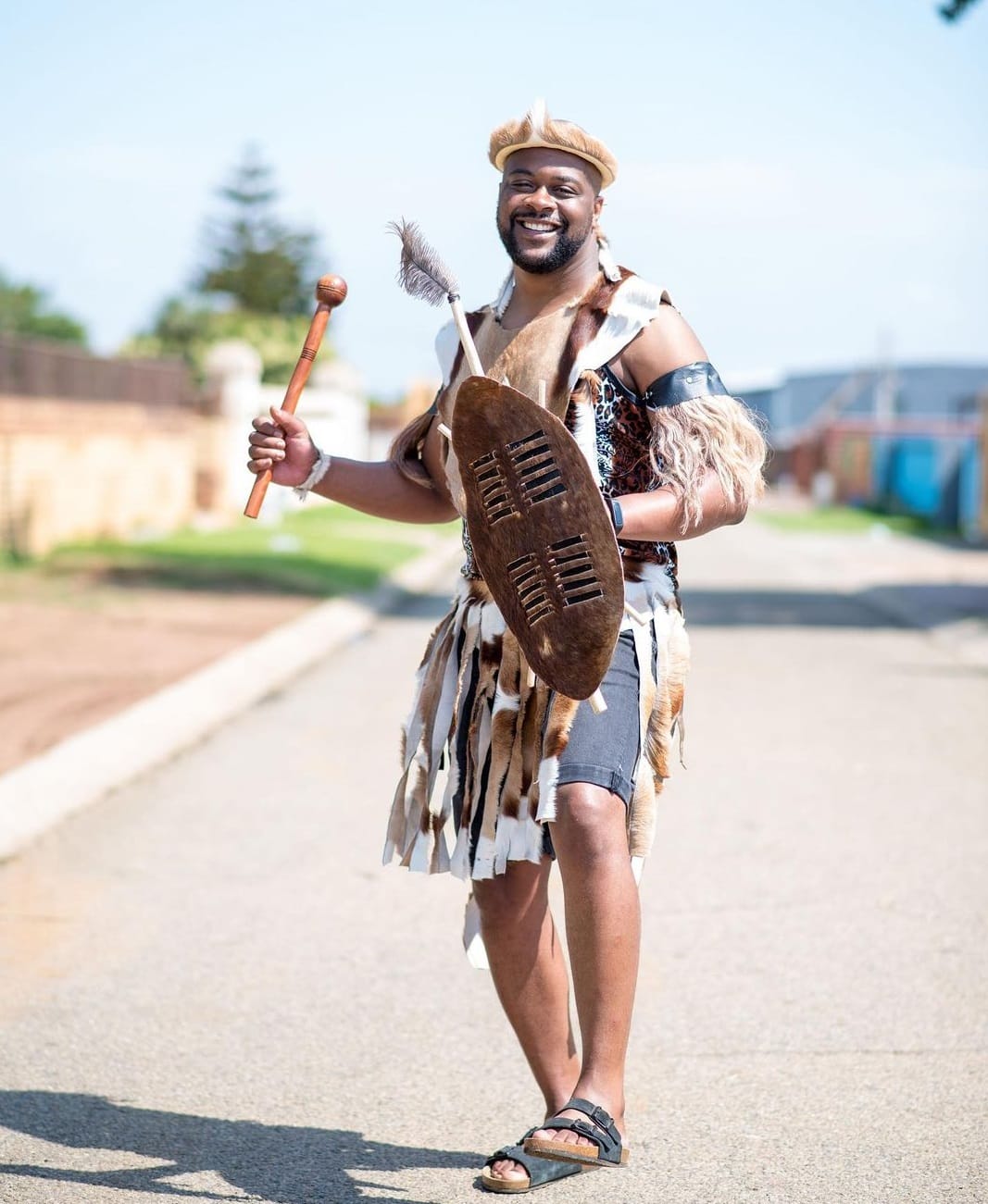 Zulu traditional clearance attire for males