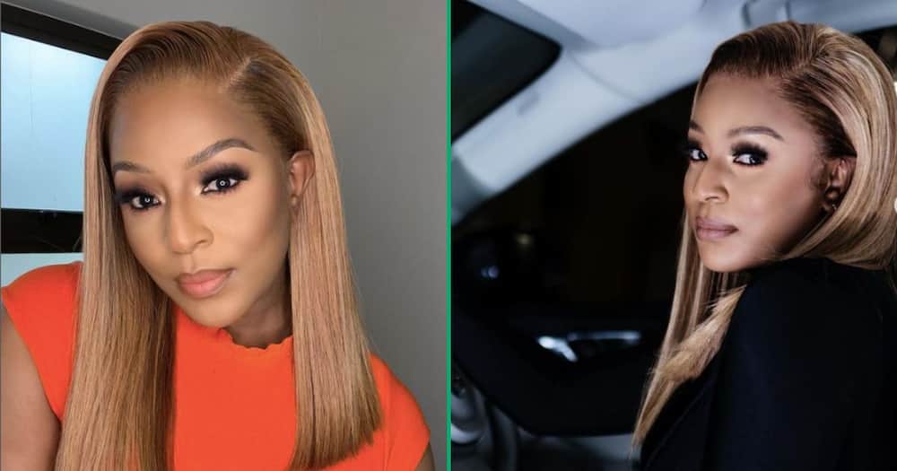Jessica Nkosi shows off her new car