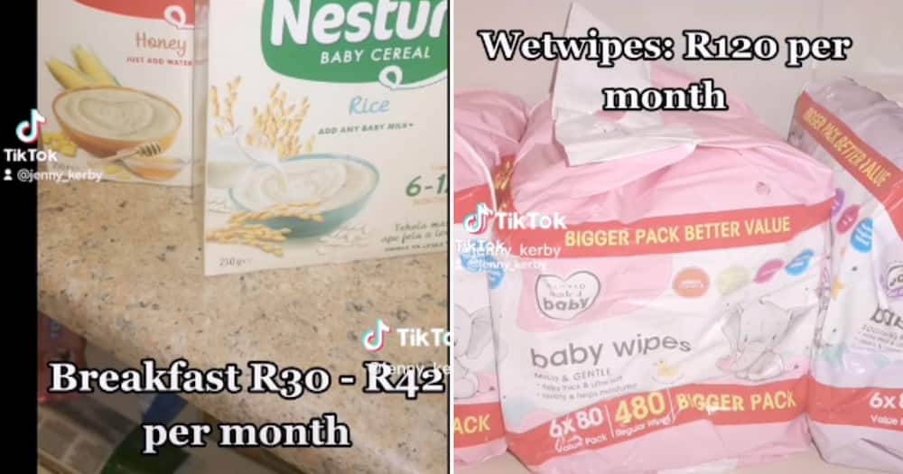 Mother shares cost of baby food