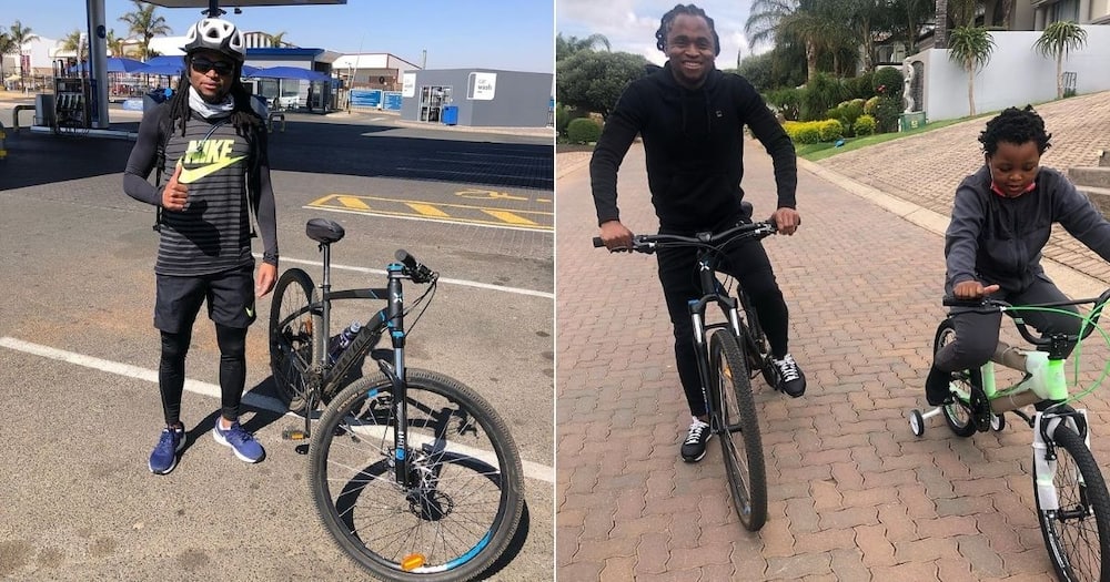 Priceless, Siphiwe Tshabalala, Coo Snap, Takes, Son, Cycling Ride, Kaizer Chiefs, Sports