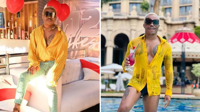 Paris 2024: Somizi shows he has what is got to be synchronised swimmer