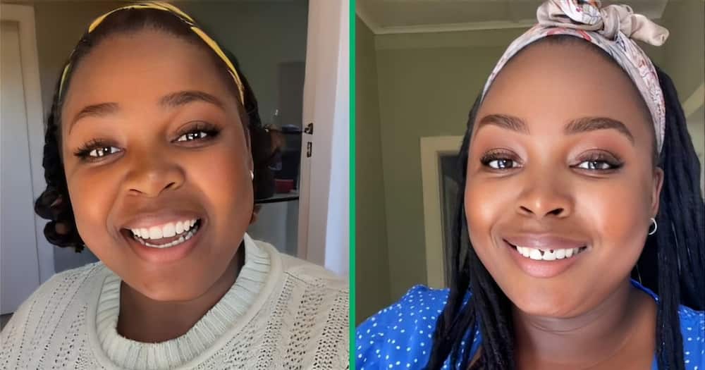 A TikTok video shows a woman unveiling her Temu free gifts.