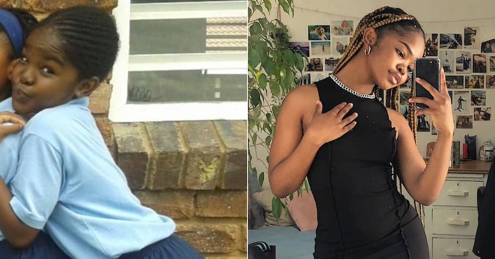 Young Woman Has Mzansi Swooning Over Glow up Pic, Her Transformation Mesmerises
