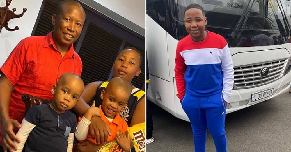 Julius Malema pens sweet message to his eldest son on his birthday