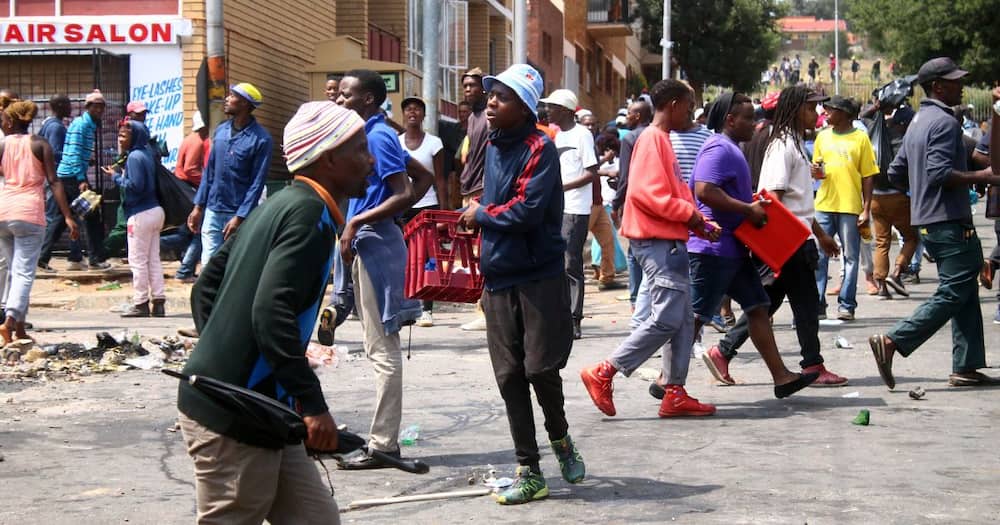 Mogale City has been shut down in protest of illegal miners