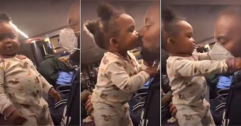 Video, Adorable Baby, Removing Mask, Dad, Social Media Reactions