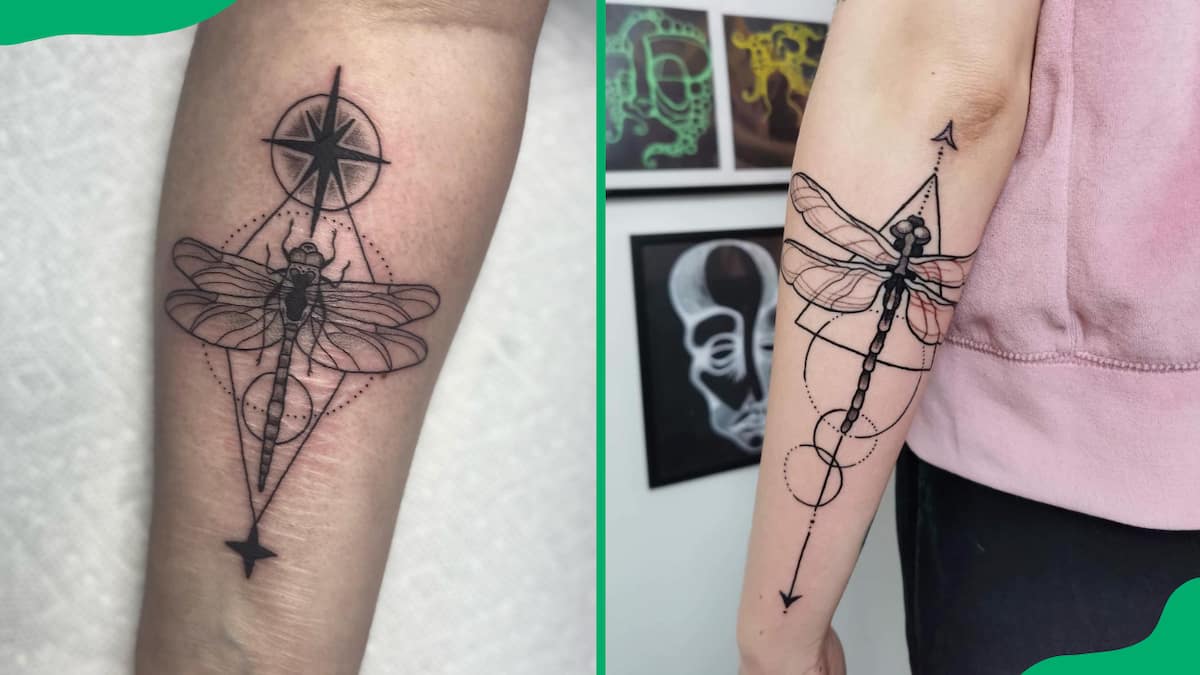 60 Charming Dragonfly Tattoos for Luck, Love, and Life - Meanings, Designs  and Ideas | Tatouage de petite libellule, Tatouage insecte, Tatouage  géométrique