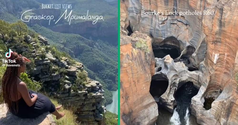 A woman shared visuals from her road trip in Mpumalanga