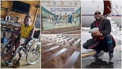 Give me R36kto help my business: Physically challenged man with football viewing centre begs Davido on Twitter