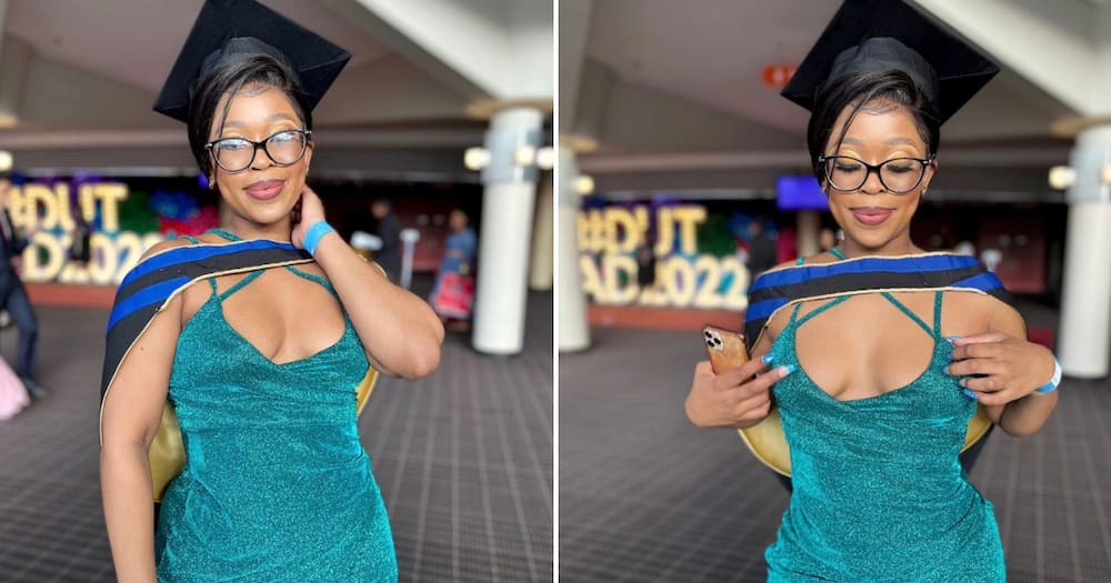 Gauteng lady who graduated in information technology from Durban University of Technology (DUT)