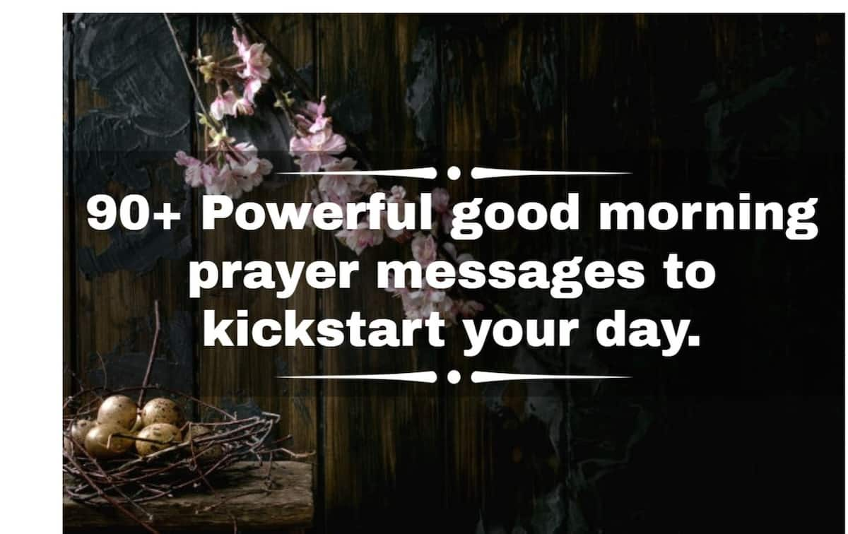 Good morning store prayer text message