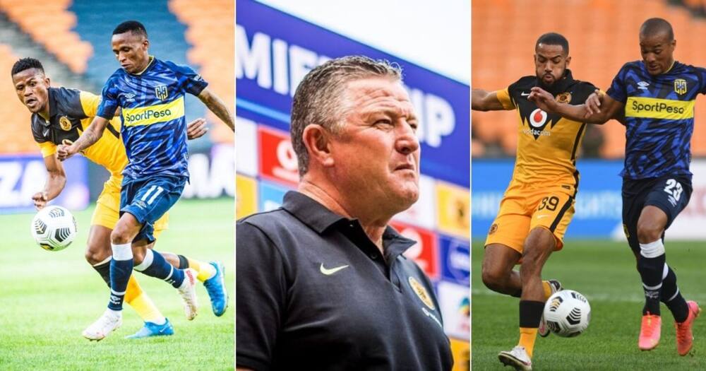Kaizer Chiefs coach Gavin Hunt has admitted that his charges are going through a rough patch. Image: Twitter/Instagram