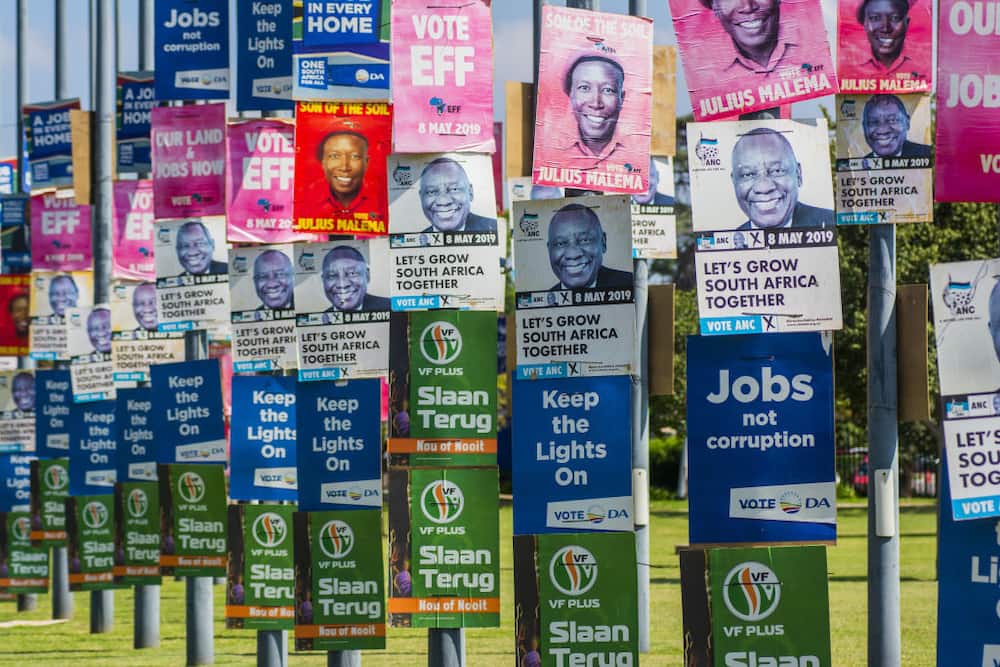 Local government elections, election posters, City of Johannesburg, Joburg