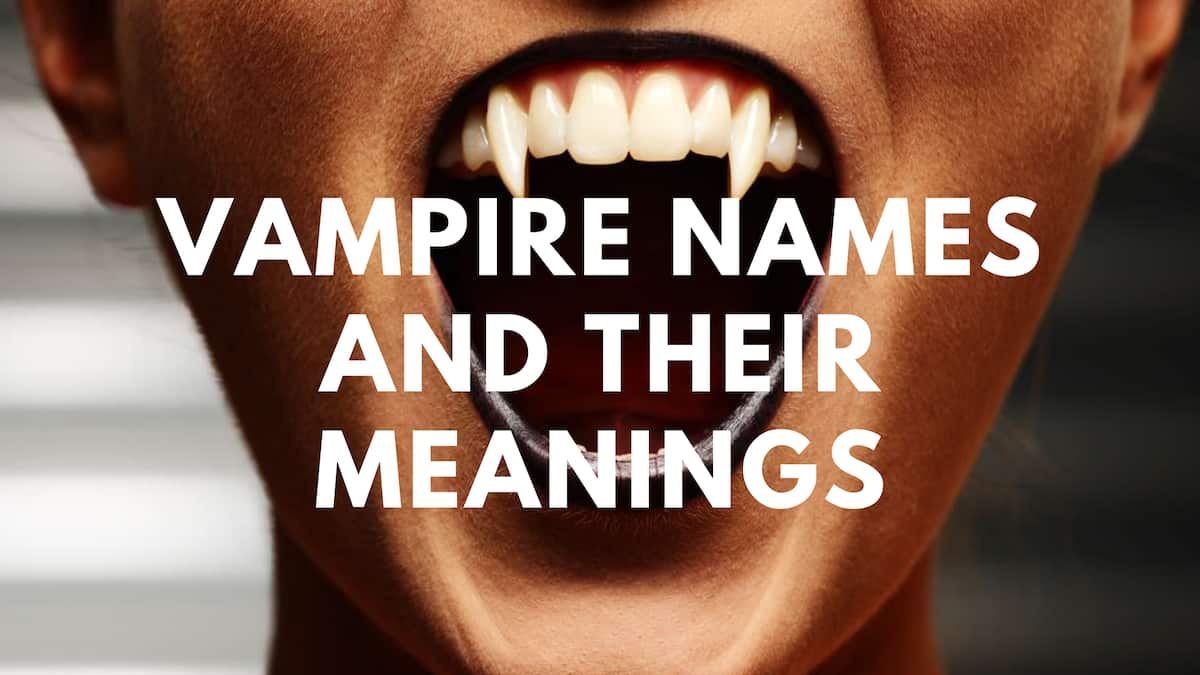 60 Vampire Names: Male & Female Names with Meanings - Parade