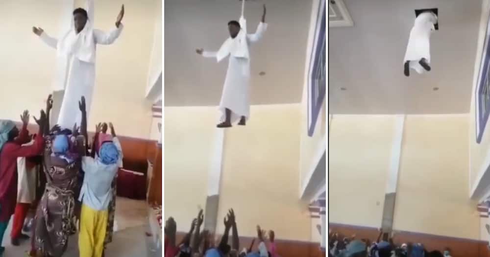 A pastor supposedly went to "Heaven" after his service
