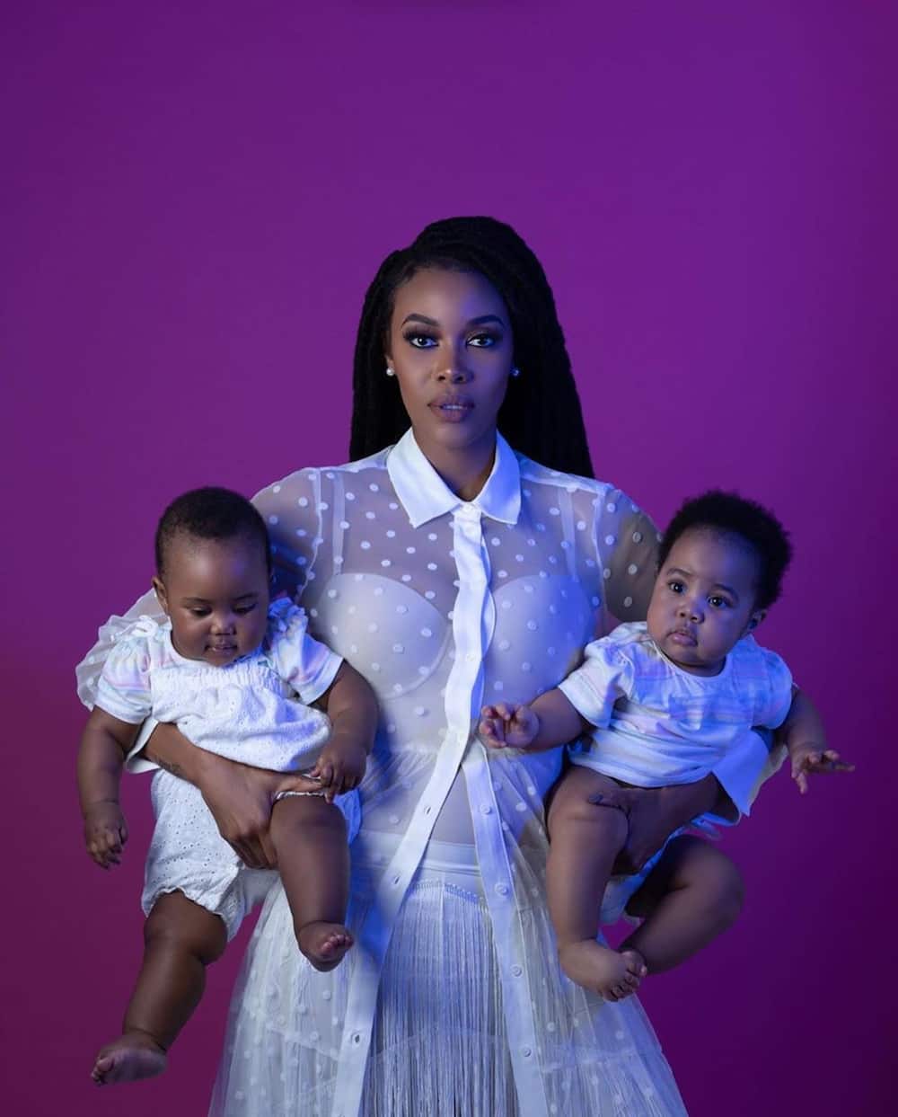 Celebrity moms and their babies South Africa