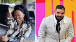 Drake gives Uncle Waffles a shout out during her Instagram live, Mzansi can't keep calm