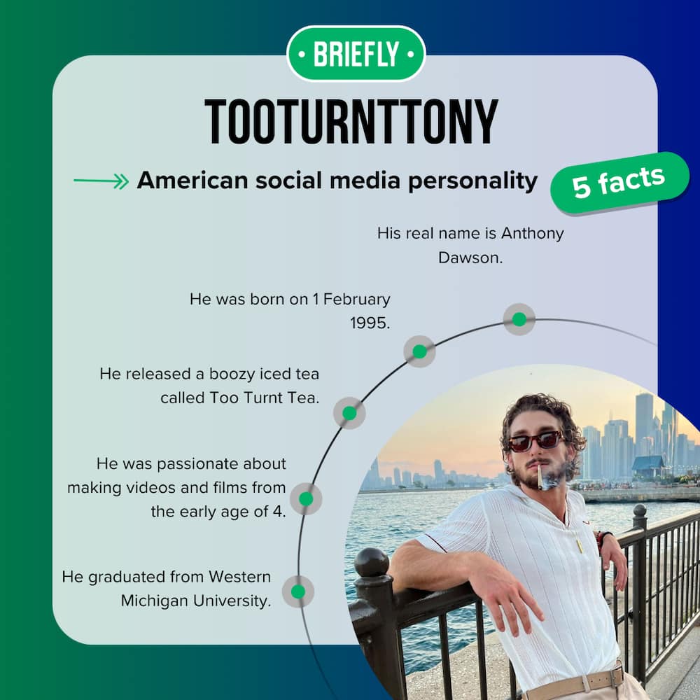 Top 5 facts about TooTurntTony