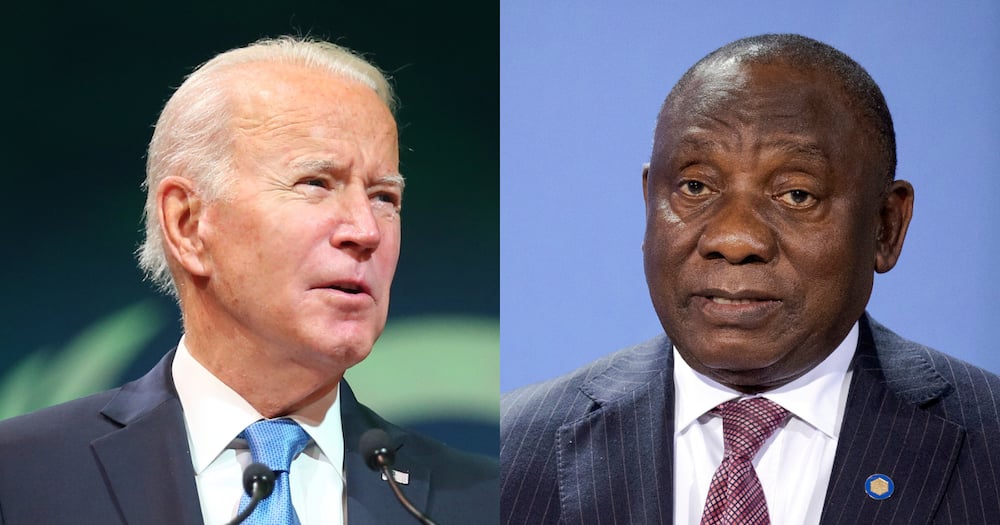 US President Joe Biden, Cyril Ramaphosa, COP26, Climate Change