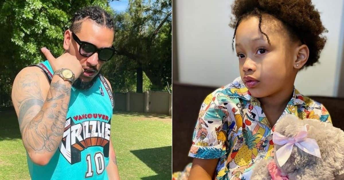 AKA Cheers Up Sick Daughter Kairo Forbes, Mzansi Reacts: "Daddy's Got the  Remedy" - Briefly.co.za