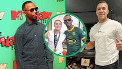 Springboks star Cheslin Kolbe stans Zakes Bantwini in heartwarming post: "When you meet the legend"