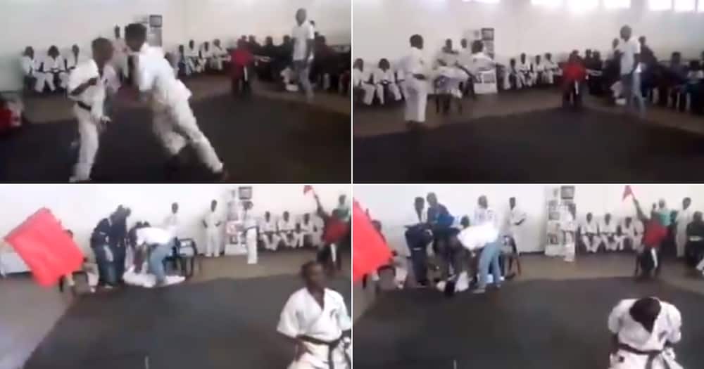 TKO: Man Karate Kicks His Opponent to the Floor, Mzansi Can’t Deal