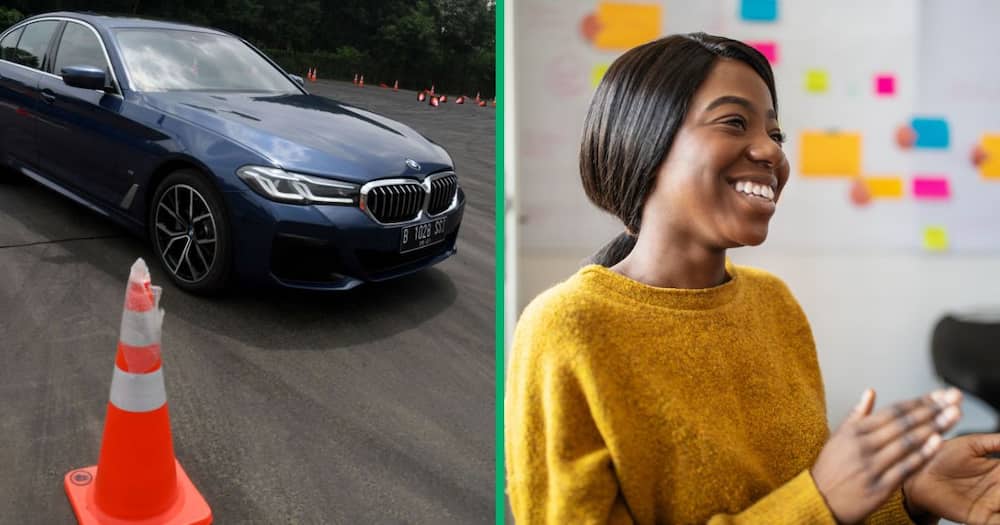 Women who were robbed chased their robbers in a BMW and caught them