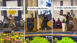 Nelson Mandela University graduate honours Zulu roots on graduation stage, TikTok video has Mzansi screaming