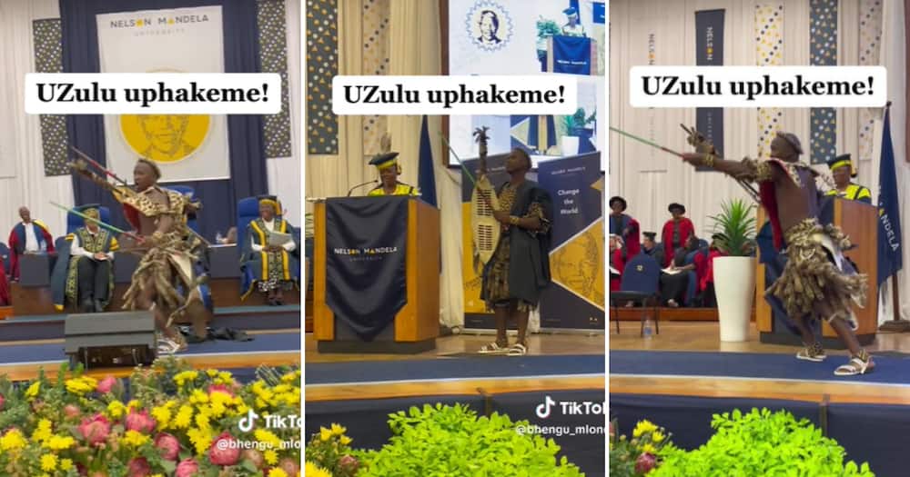 This NMU graduate had hearts bursting with pride as he took the graduation stage