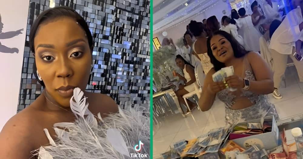 A woman shared a TikTok video of her lavish baby shower