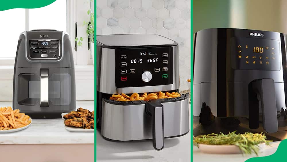 Ninja Max XL, Instant Vortex Plus 6-in-1, and Philips Essential XL air fryers