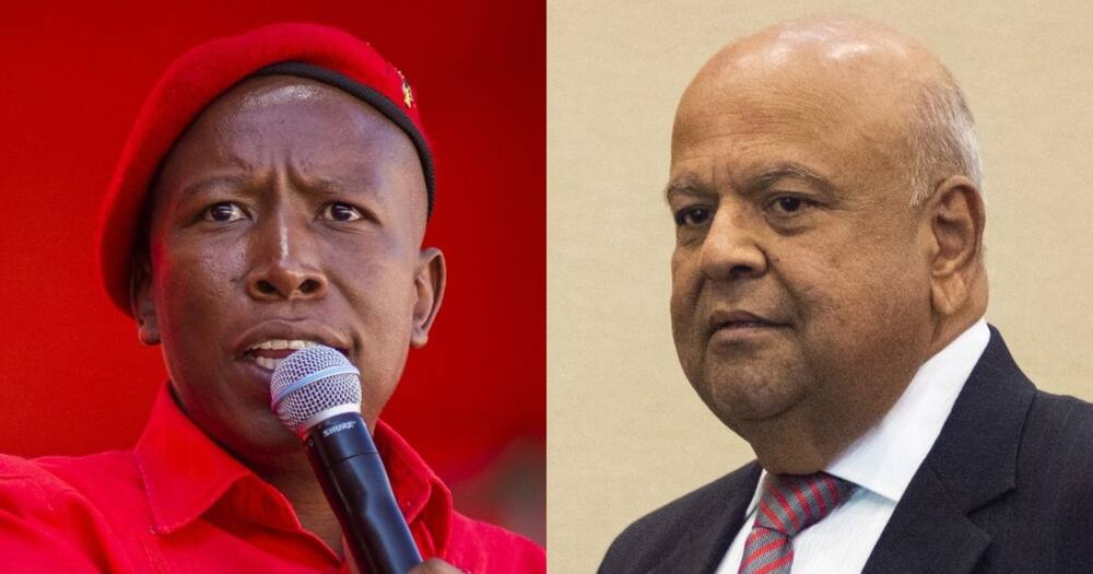 Suspension without pay for 2 out of the 16 EFF MPs who disrupted Gordhan