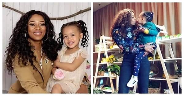 DJ Zinhle And Daughter Kairo Forbes Post Cute Make Up Selfies