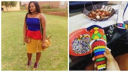 Ndebele tradition with designer fashion, 28-year-old taught herself to sew watching YouTube