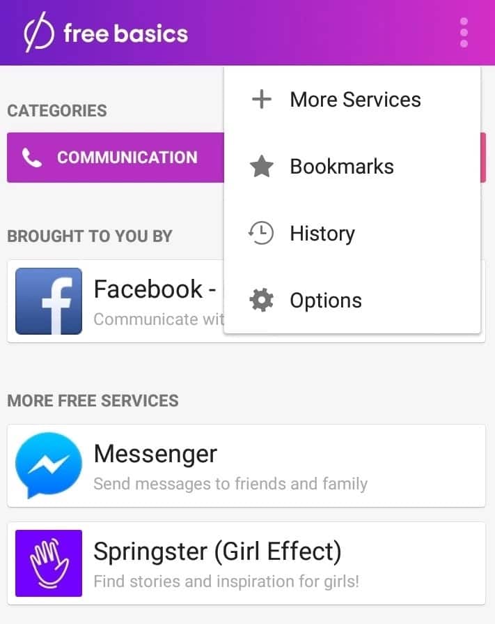 Save mobile data with FreeBasics: Briefly is now available on the app