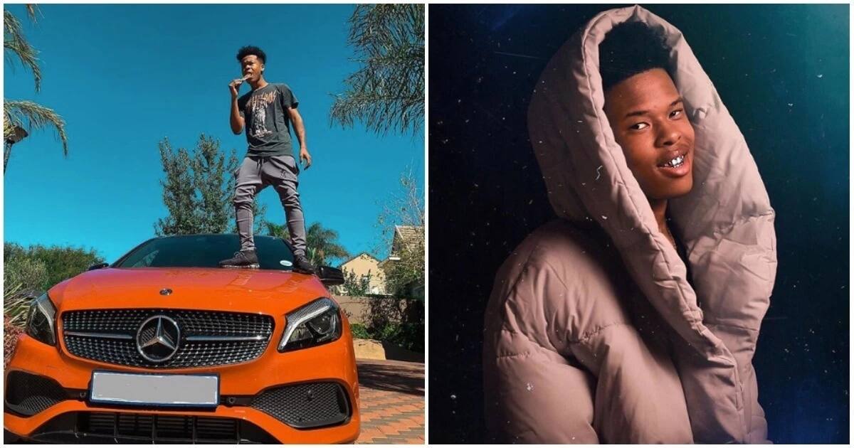 Rapper Nasty C shows off his absolutely sleek Mercedes-Benz 2018 A-Class