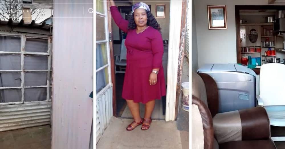 Woman shows off her shack transformation