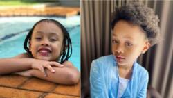 Mzansi shook at how quickly time flew after doting dad AKA shares Kairo’s 1st day of grade 1 pics: “Big girl”