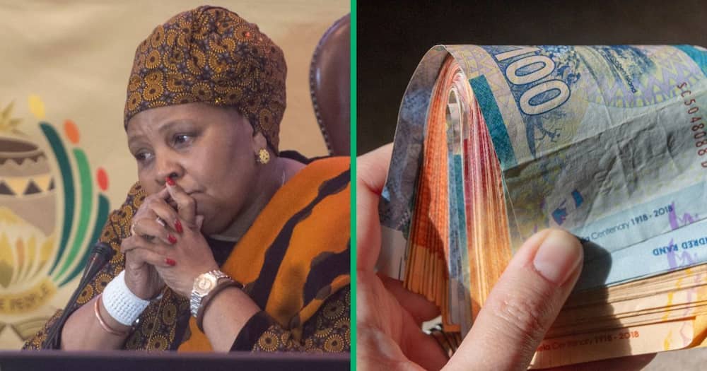 Parliament's speaker, Nosiviwe Mapisa-Nqakula allegedly hiked the Parliamentary secretary's salary to R4.4 million annually