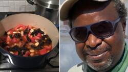 Tito Mboweni cooks up “delicious mopane worms and spaghetti meal”, leaves SA stressed: “I'm worried about you”