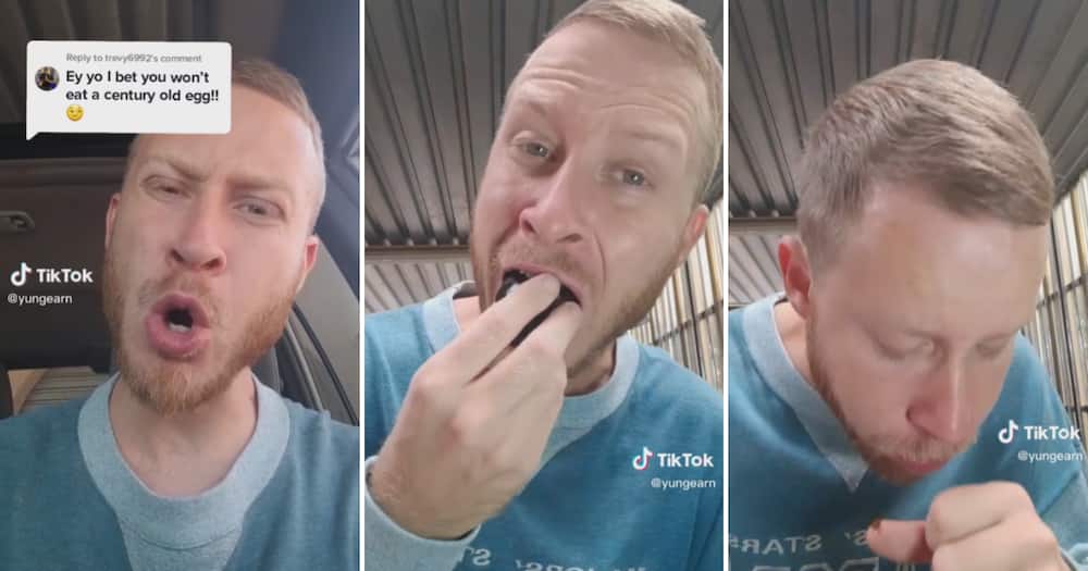 SA Man Goes Viral for Eating a Century-Old Egg, Mzansi Cheers Him on ...