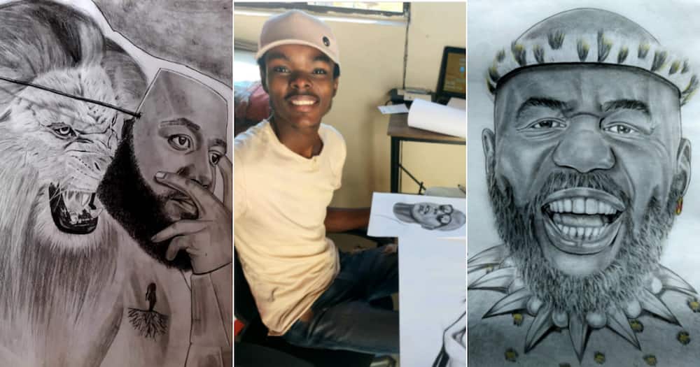 Tembisa Artist, Pencil Sketches, Steve Harvey, Jacob Zuma, Duduzane, Portraits, Self-taught